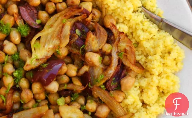 Couscous Con Ceci, Finocchi e Agrumi