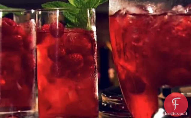 Tè alla menta al lampone di Gina