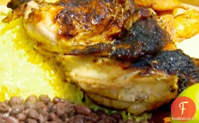 Pollo all'aglio cubano della Virginia