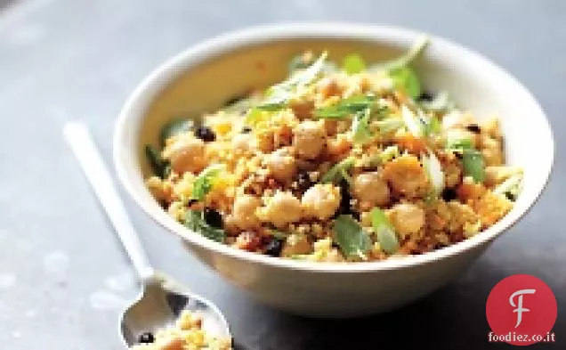 Pesto di carota e pistacchio Con Bulgur e Ceci