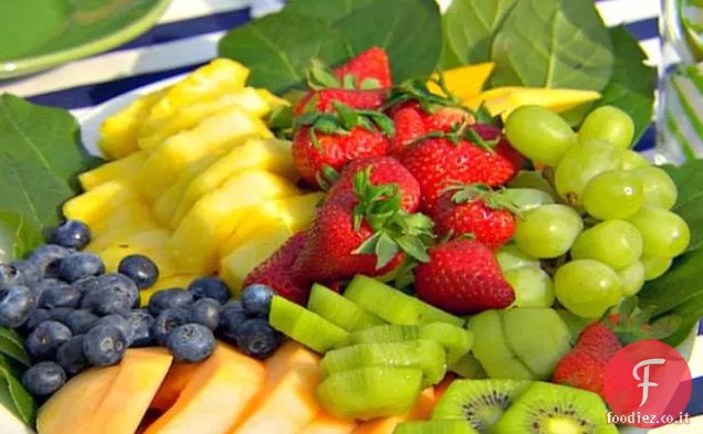 Piatto di frutta fresca