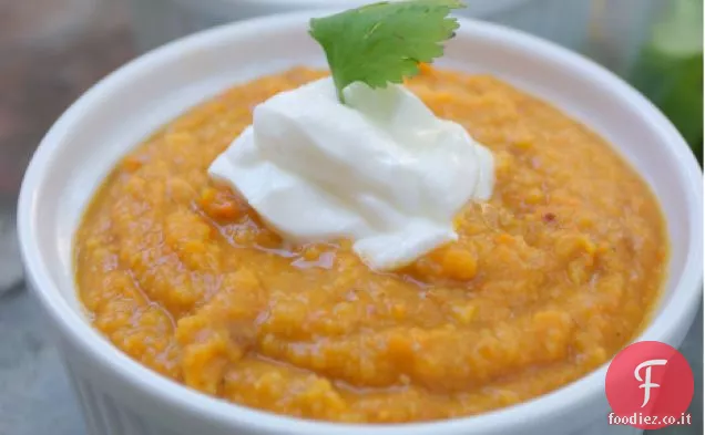 Zuppa di ceci di patate dolci