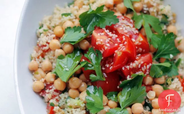 Couscous di Pomodori, ceci e Prezzemolo