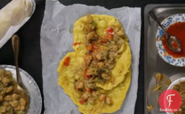 Panino al Masala di ceci