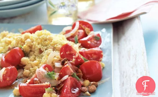 Insalata di ceci alla menta con Couscous