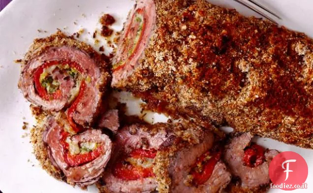 Involtino di bistecca in crosta di rafano