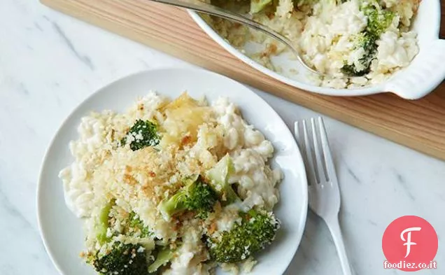 Casseruola di broccoli e orzo