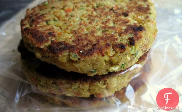Tortini congelatore di ceci facili