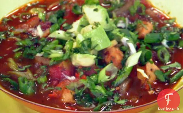 Zuppa di tortilla di pollo Fajita