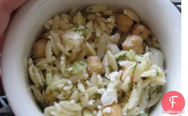 Insalata di Orzo con ceci, aneto e limone