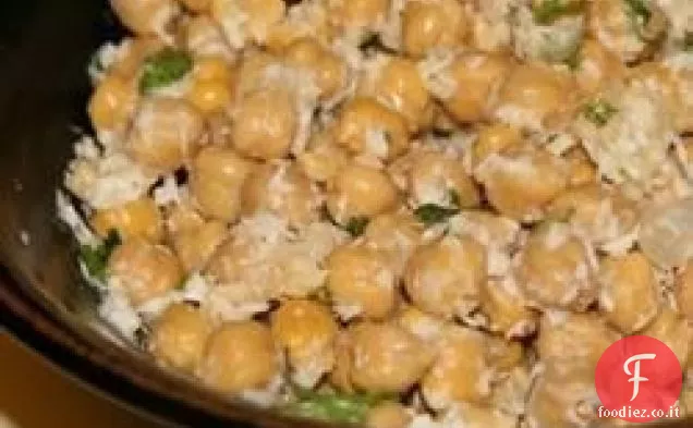 Insalata di ceci e cocco