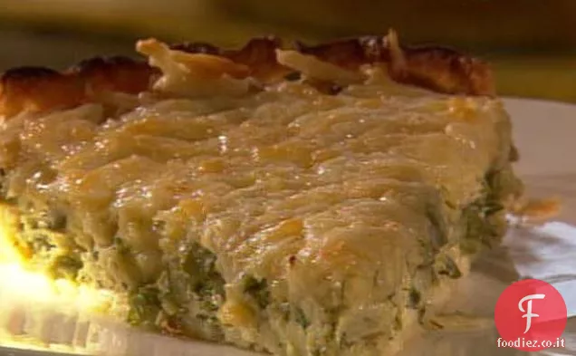 Quiche di asparagi e cheddar