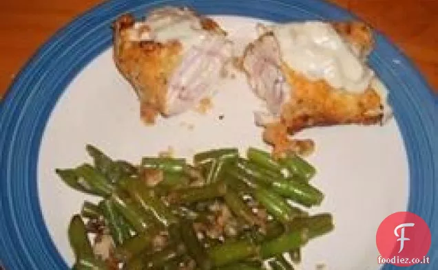 Cordon Bleu di pollo con salsa Mornay