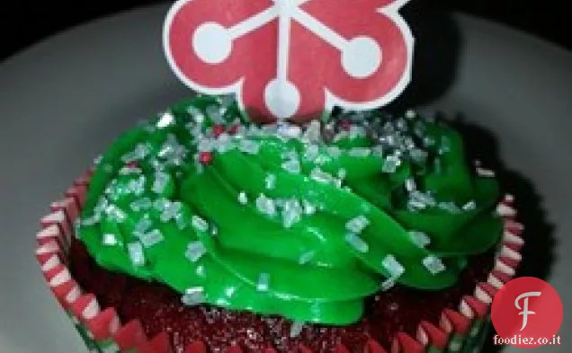 Torta di velluto rosso e verde!
