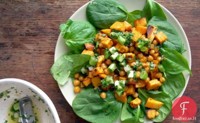 Ceci Arrostiti e Speziati e Patate Dolci