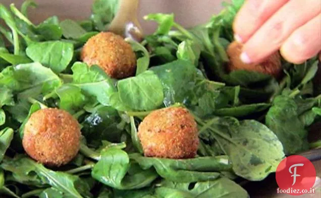 Insalata di Rucola con Gorgonzola Fritta