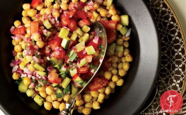 Insalata di ceci piccante