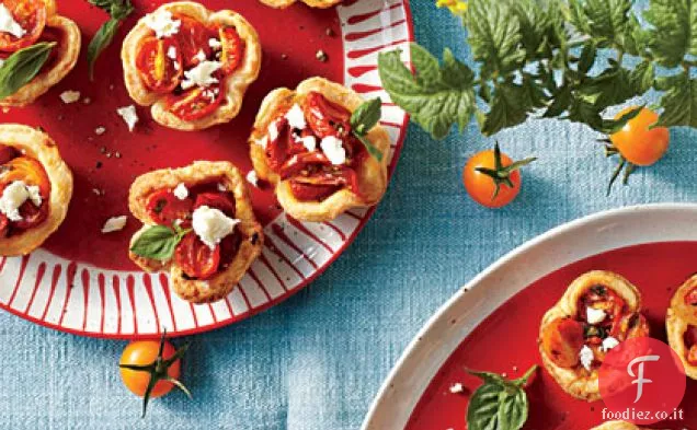 Tartellette di formaggio Paglia Pomodoro