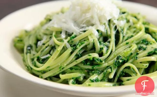 Linguine al Pesto di Cavolo Nero