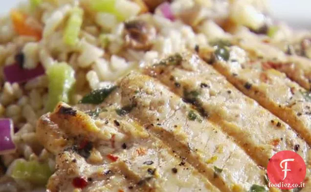 Pollo al limone alla griglia piccante