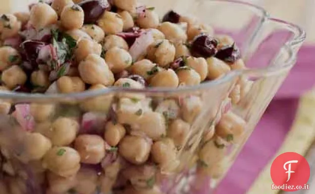 Insalata di ceci con Erbe provenzali e Olive