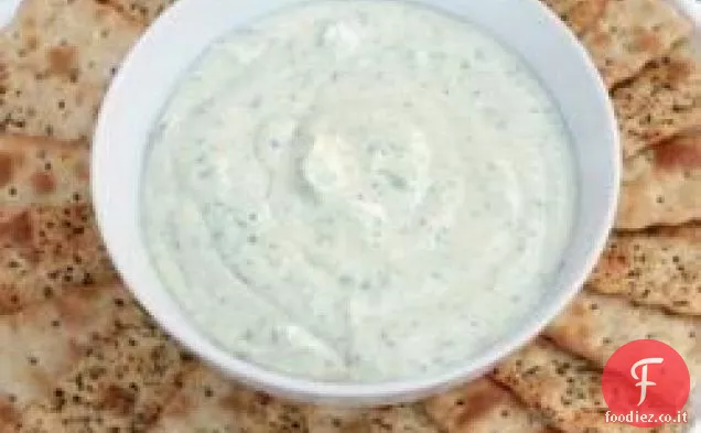 Spalmato di formaggio di capra alle erbe