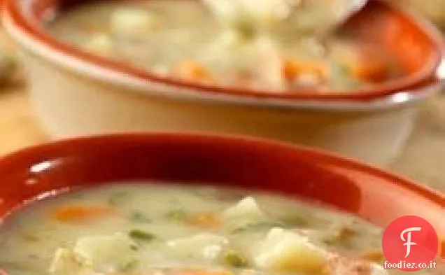 Zuppa di patate all'aglio