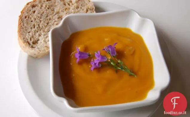 Ricetta arrosto di zucca e zuppa di ceci