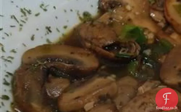 Funghi in salsa di vino bianco