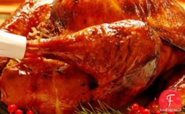 Acero arrosto di tacchino e sugo