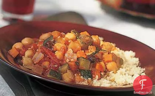 Stufato marocchino di ceci e verdure