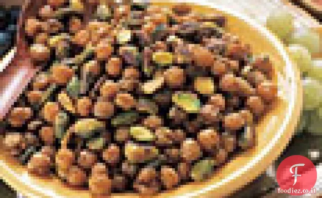 Ceci Tostati piccanti e Pistacchi