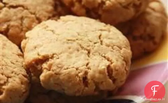 Biscotti al burro di arachidi e crusca