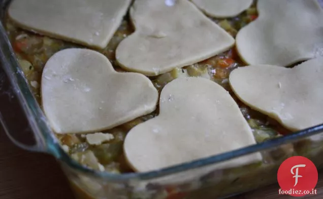 Torta vegetariana di San Valentino