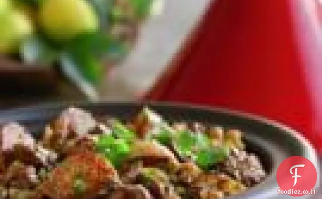 Tagine di Agnello con Patate e Ceci