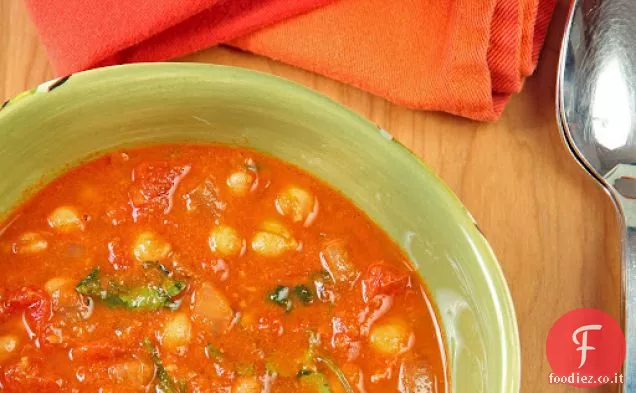 Ceci e Fagioli in salsa di pomodoro piccante (indiano)