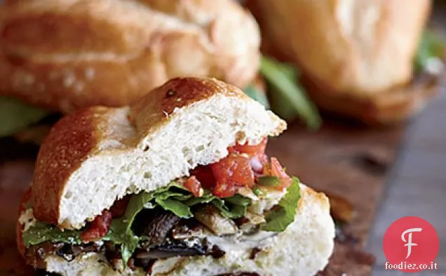 Tortas di funghi e caprini