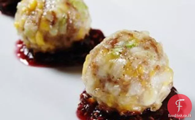 Palline di formaggio salsiccia