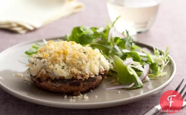 Funghi ripieni di granchio