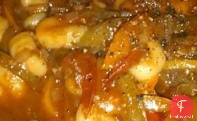 Gnocchi e Peperoni in Salsa Balsamica