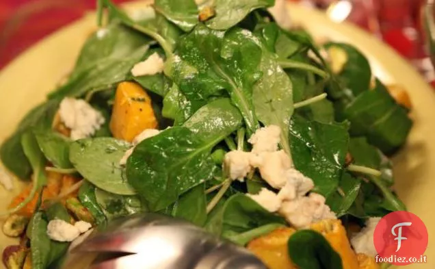 Zucca Arrosto con Pistacchi e Gorgonzola