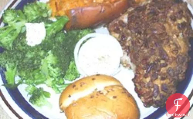 Pollo in crosta di pecan di Mary