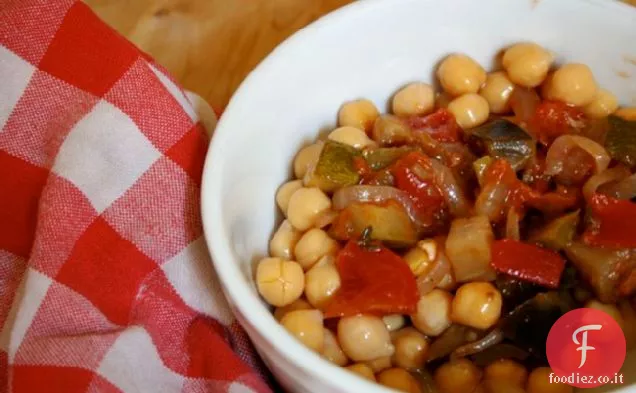 Mangia per otto dollari: Ratatouille e ceci