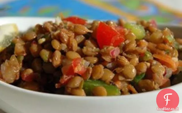 Rinfrescante insalata di lenticchie