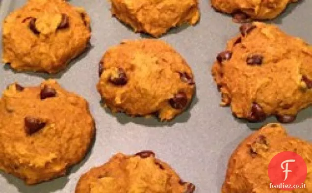 Biscotti con patatine di zucca facili