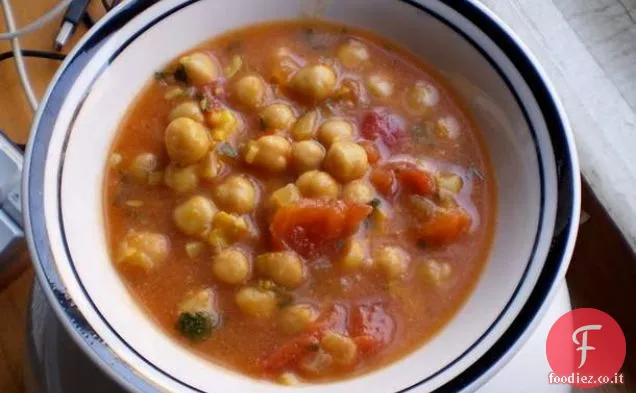 Sano e delizioso: zuppa di ceci in stile marocchino