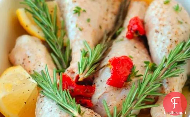 Cosce di pollo al rosmarino
