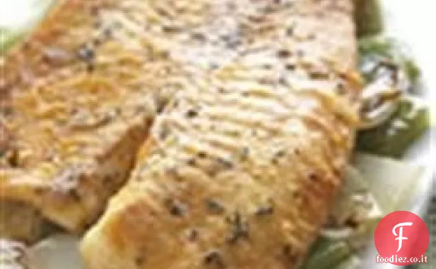 Pesce con Pico Aglio Strofinare