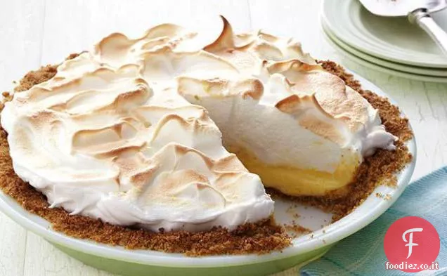 Torta magica di meringa al limone