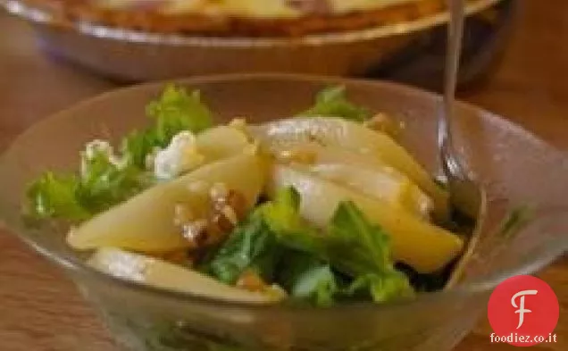 Insalata con Prosciutto e Pere Caramellate e Noci